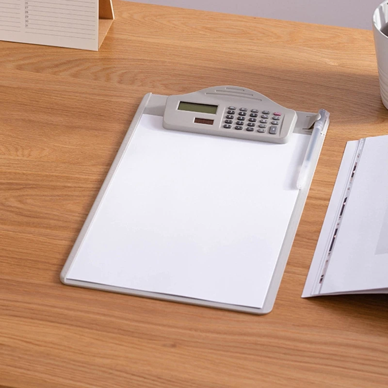 Hangable Calculator File Holder School Office Stationery for Calculating Writing