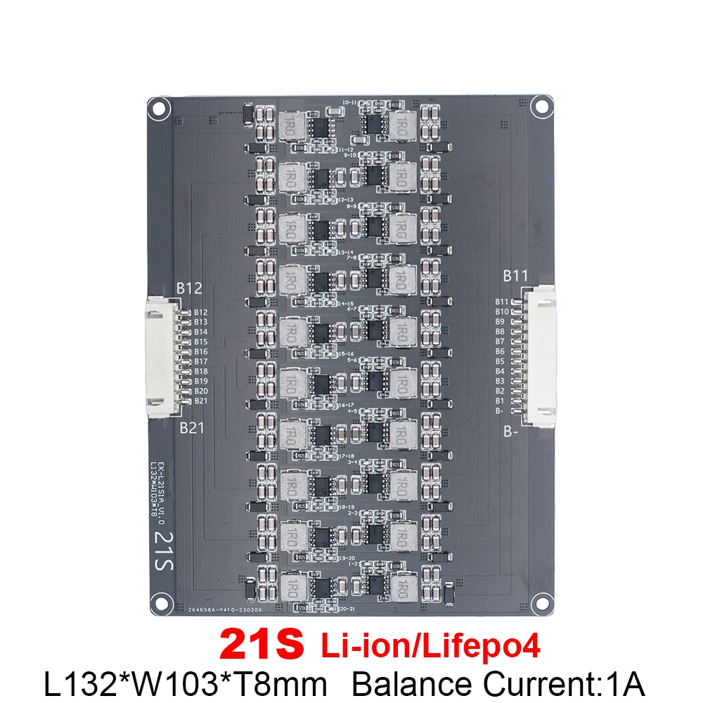 BMS 21S Electrical Inductance Inductor Lithium Battery Balance Balancer Battery Cell Packs Equalizer for Ebike Escooter