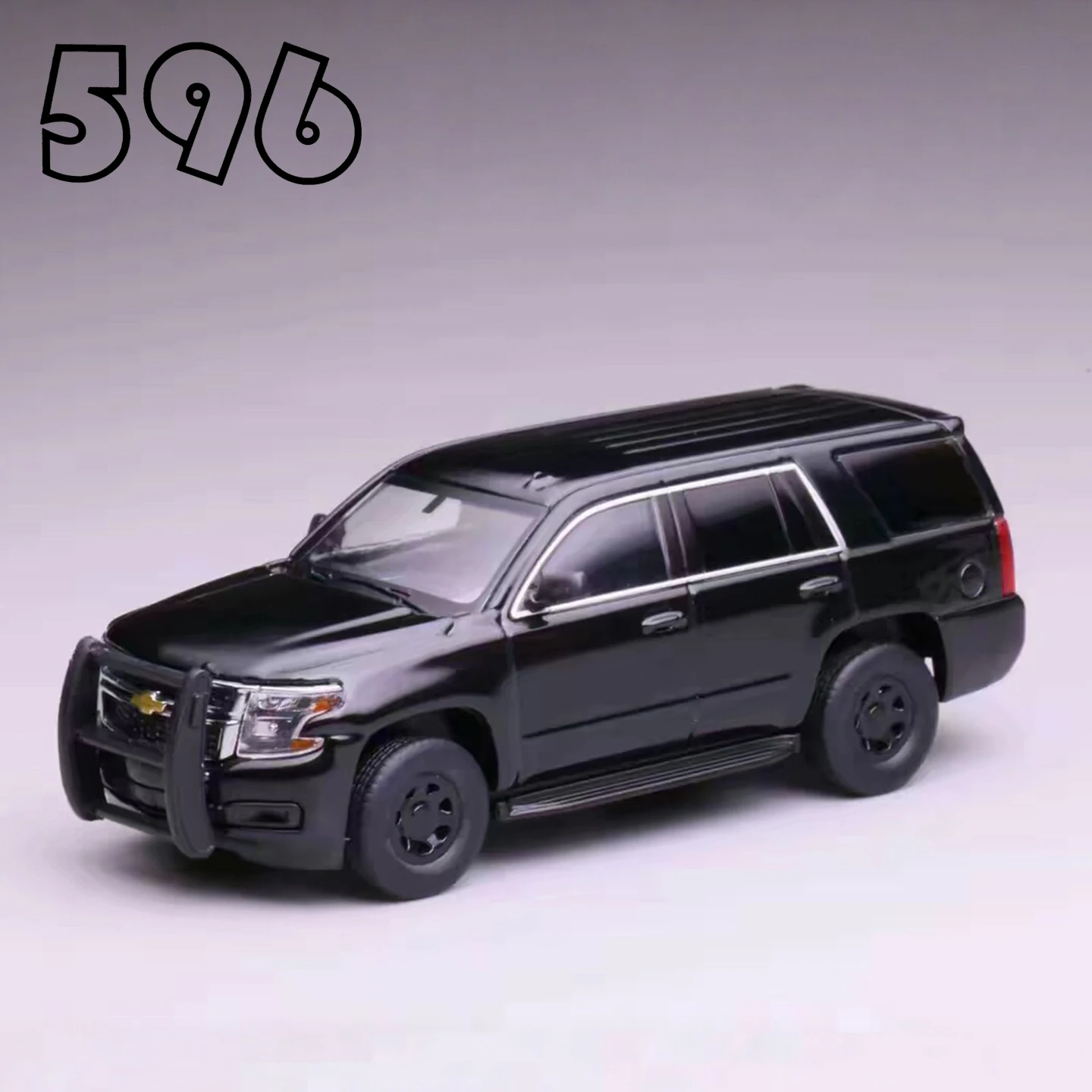 596 1/64 New York State Police Chevrolet Tahoe Tahoe California Highway Patrol Officer Car Alloy Diecast Model Toys for Boys