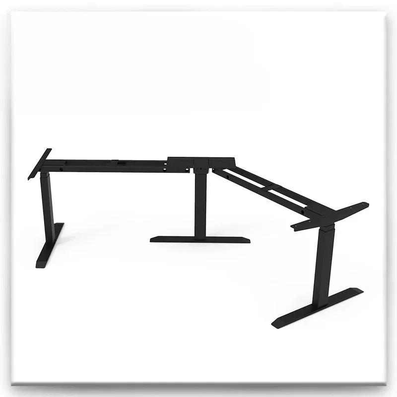 Electric lifting  L-shaped smart table legs large size bracket table worktable custom computer table corner