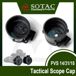 Adjustable Scope Cap For PVS14/31/18 Night Vision NVG Protection Focusing Cover