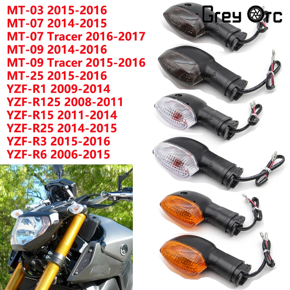 Motorcycle Turn signal Light Indicator Lamp For YAMAHA MT03 MT07 MT09 YZF R1 R6 R125 R25 R3 FZ6N XJ6 Front Back Blinker Blub