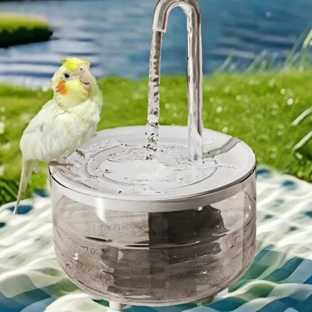 حمام الطيور الأوتوماتيكي الجديد، منظف الببغاوات الشفاف الكبير، لعبة الطيور الآمنة، مستلزمات الطيور