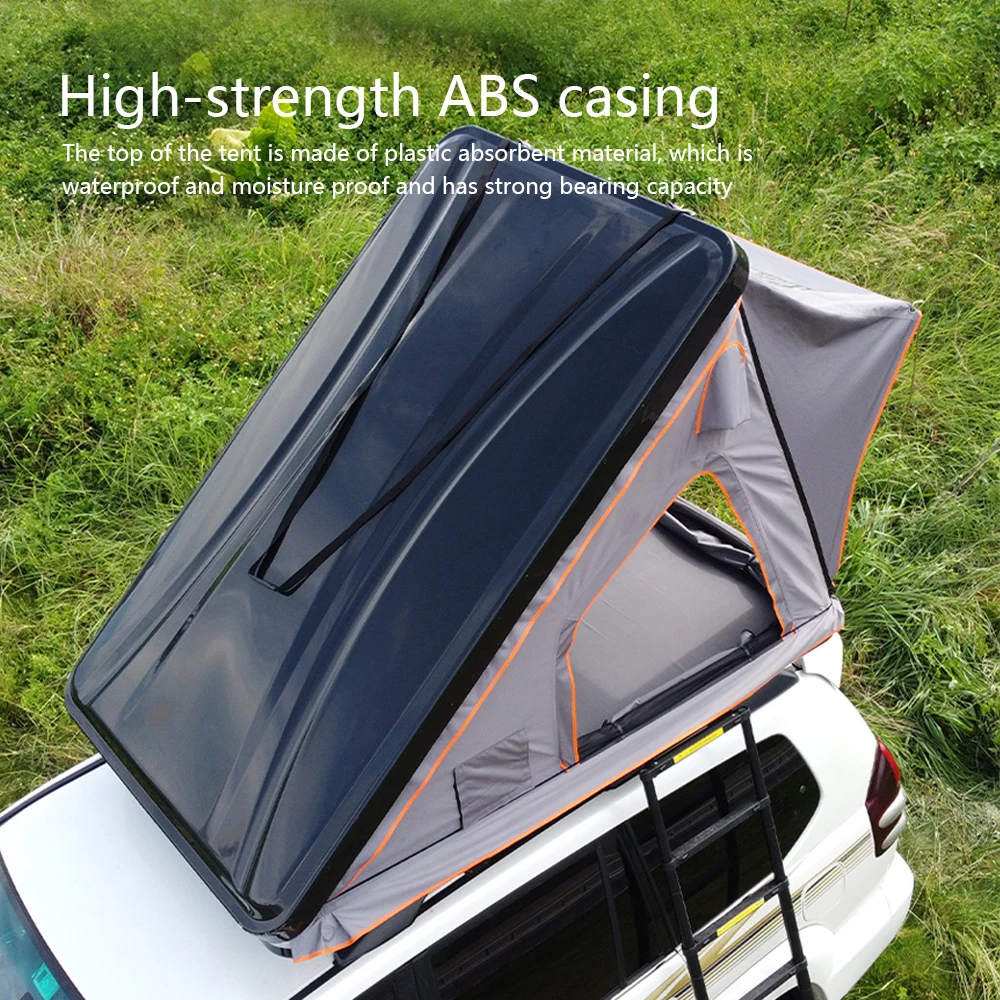 2026 Rooftop Tent Hard Shell New Cross-border Aluminum Alloy Honeycomb Roof Tent Triangle Outdoor  Automatic Off-road Rainproof