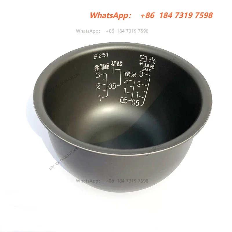 Original new rice cooker inner pot for ZOJIRUSHI B251 NS-LAH05C NS-LAF05 B250 NS-LAQ05 B395 NS-LF05 replacement inner bowl