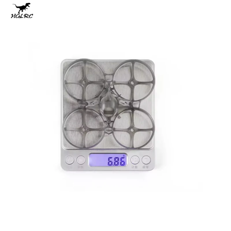 HGLRC Petrel 75 V2 Whoop الإطار 75 مللي متر Unibody ألياف الكربون 1.5 مللي متر سمك الذراع 1102-1204 موتور جبل تصميم القناة المتكاملة #5