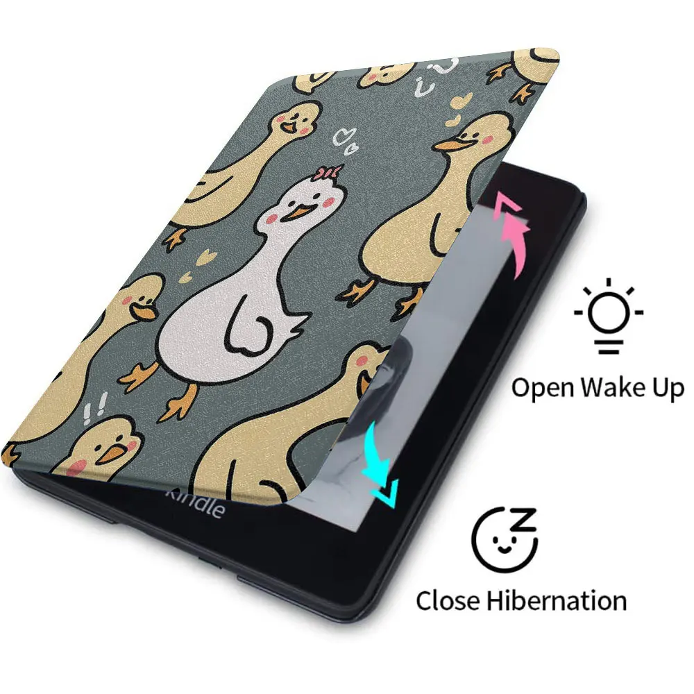 kindle case cute animal patterns paperwhite4th 5th silicone soft shell  funda 2021 11th  8th generation