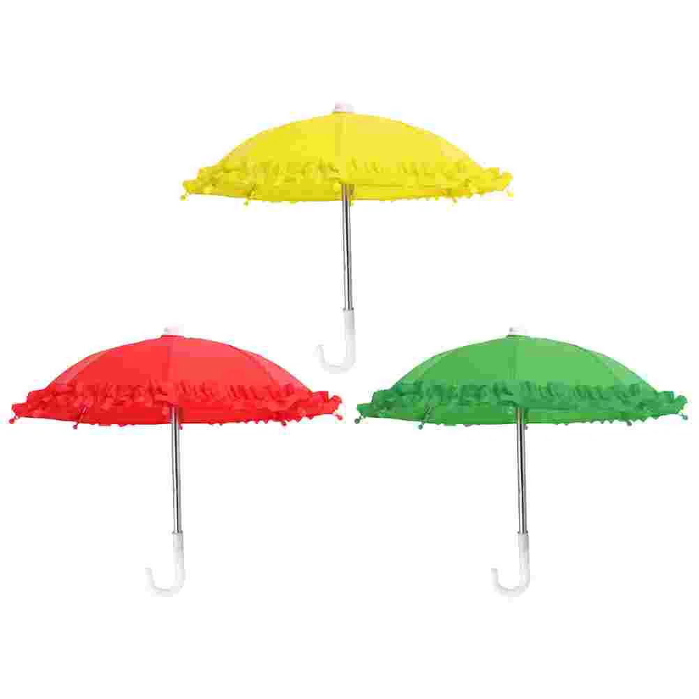 Lace Toy Umbrella Mini Model Home Decor Festival Adorable Miniature Photo Prop Kids Beach Toys