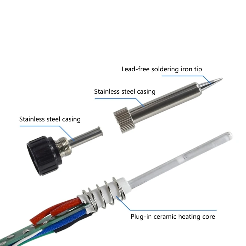 Soldering Iron Welding Guns Handle 5 Hole Hot Air Guns Handle for HAK HAKIO HAKD 936 Soldering Station Accessories Dropship