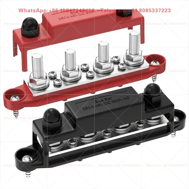 M8 Yacht RV High Current Busbar Terminal Block High Power Busbar For Circuit Modification