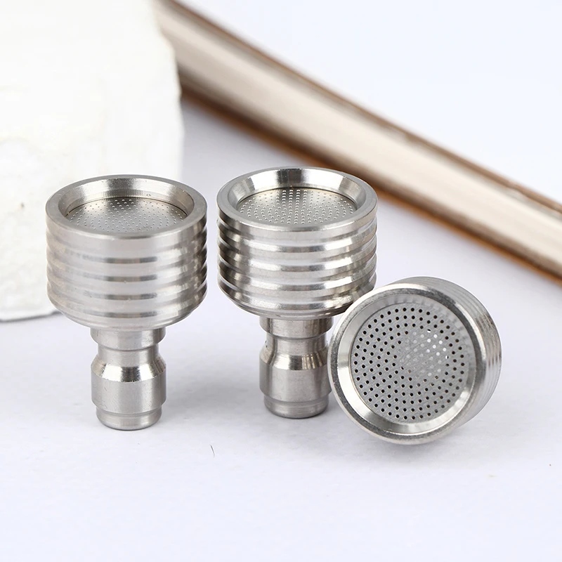 가정용 스테인리스 스틸 샤워 블레이드 고압 물총 인터페이스 세척 노즐 1/4 퀵 커넥트