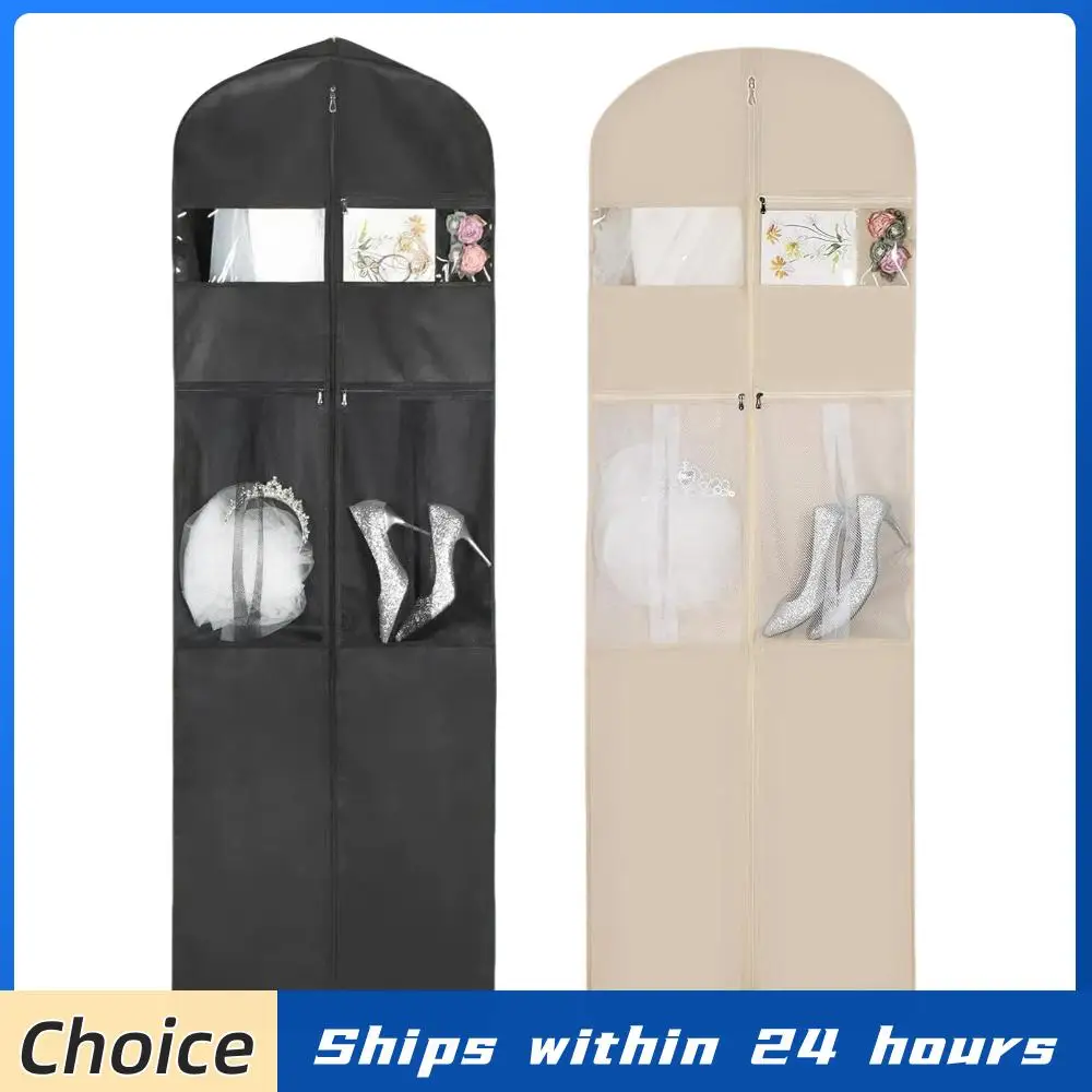 

Пылезащитные чехлы для одежды: складные чехлы-протекторы для костюмов и платьев, портативные подвесные мешки для одежды с прозрачным окном
