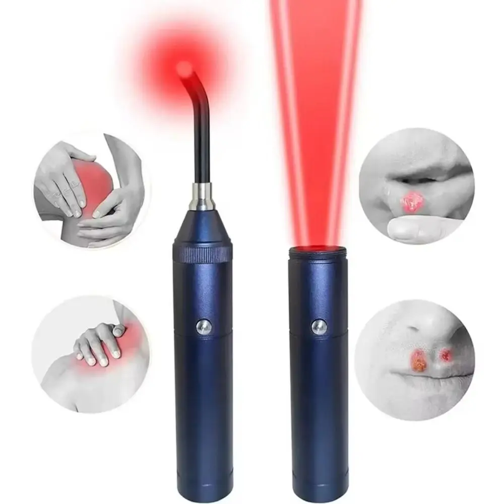 850nm Red Light Blue Light Heat Application Skin Care Wand Handheld Portable Oral Cavity Flashlight Overall Skin Health