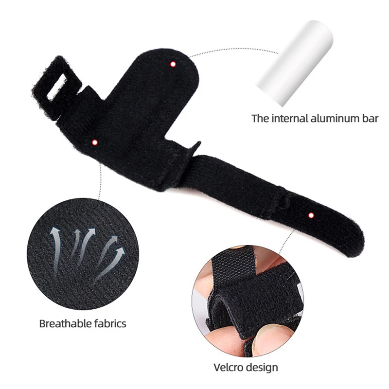 Pain Relief Trigger Finger Fixing Splint Straighten Brace Adjustable  Dislocation Fracture Finger Splint Corrector Support