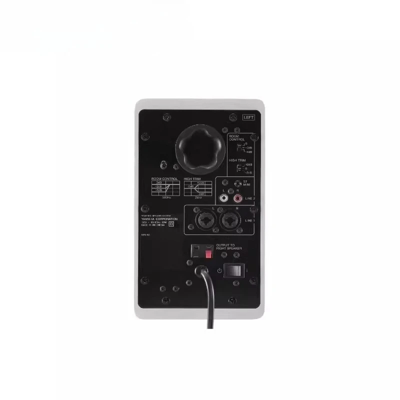 Professional monitoring studio new black and white basin active high fidelity audio