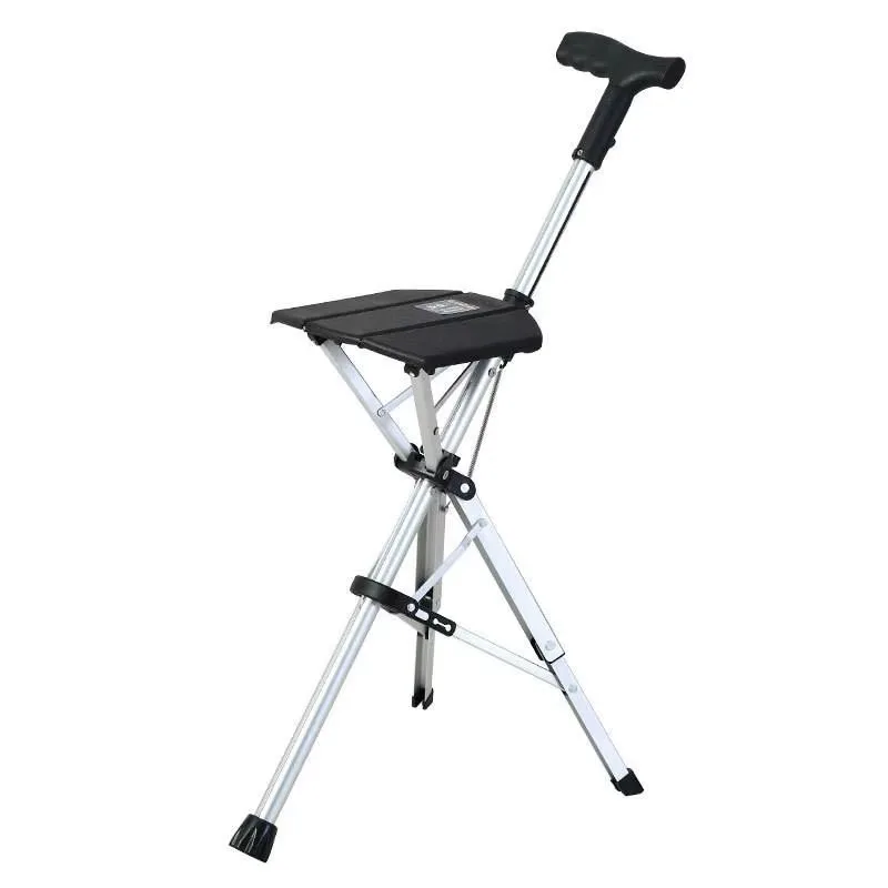Electric Foldable Rattan 100kg Capacity PVC Grip for the elderly Mobile Support Rehabilitation Treatment