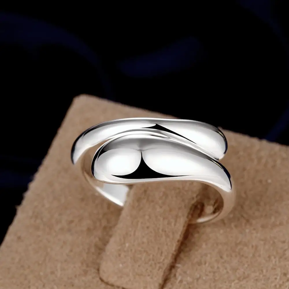 Women's 925 Sterling Silver Water Drop Ring