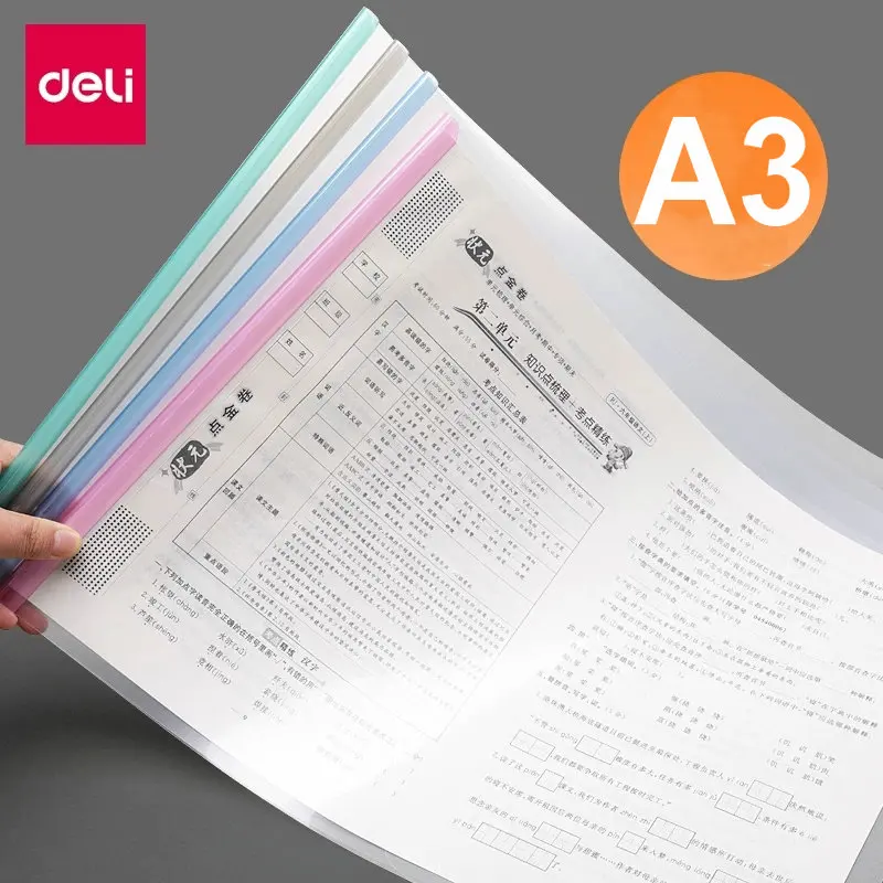 5-個のスライドバーフォルダー-a3-ファイル図面用紙オーガナイザー、透明スライドバーレポートカバー-a3-プラスチックフォルダー、文書用