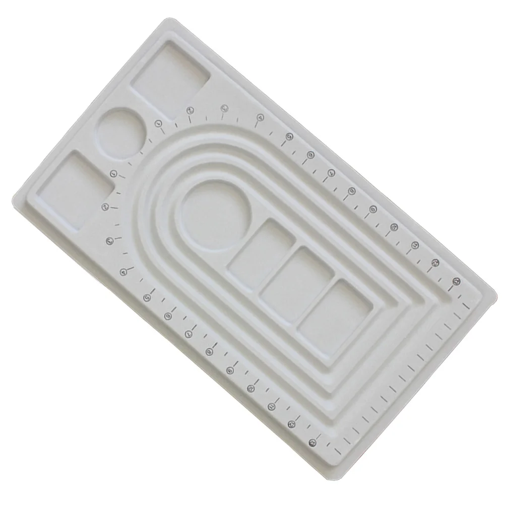 

Bead Design Boards Storage Tray for Necklace Bracelet Making Plastic Beading Supplies Jewelry Craft Display Tools