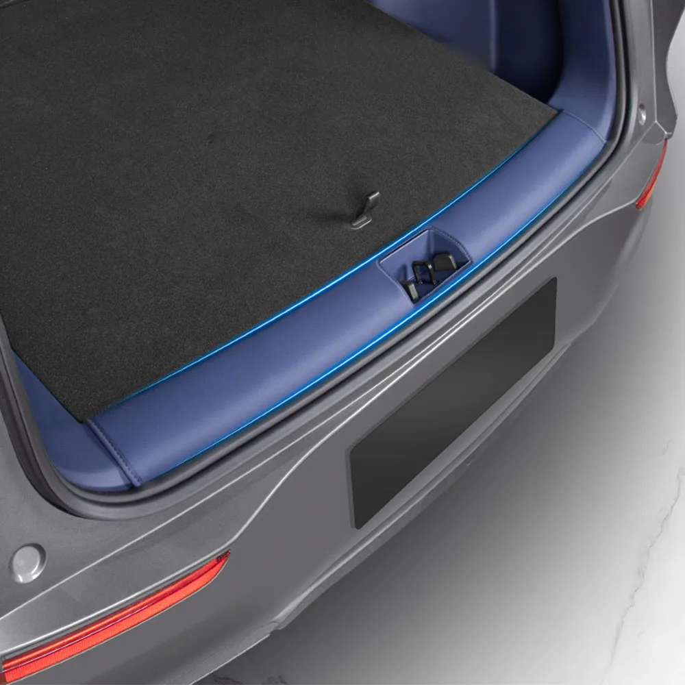 

For Geely EX5 Galaxy E5 2024 2025 2026 Rear Trunk Guard Protective Pad Car Supplies Original Car Color Leather Protective Tape