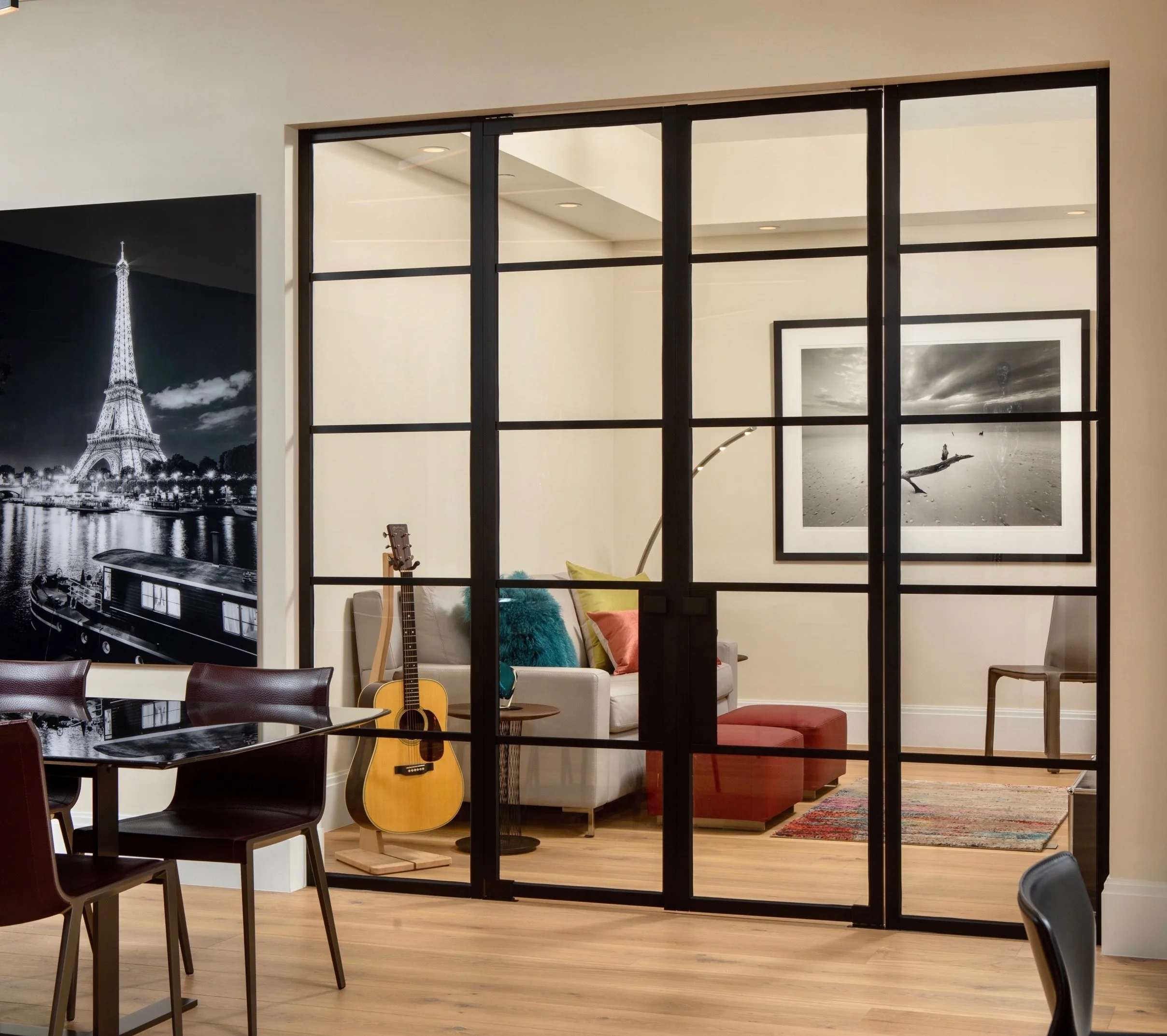 

Новая современная стеклянная перегородка для домашнего офиса и виллы, с возможностью выбора размера