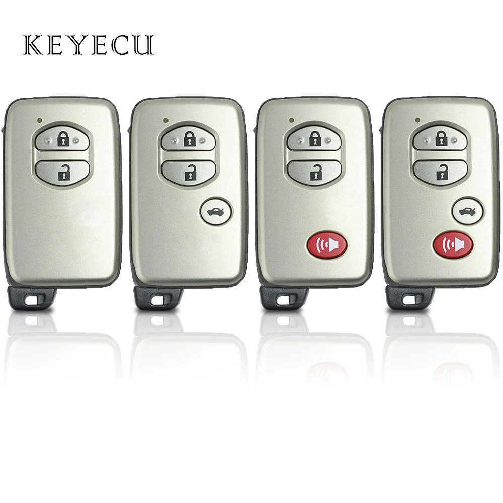 

2/3/4 Buttons Smart Remote Key Shell Case for Toyota Crown 4Runner Land Cruiser Venza Carmry Avalon Prado