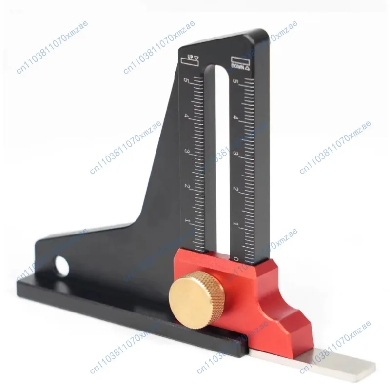 Tool saw table adjustment ruler, trimmer adjustment tool, height gauge, depth measurement height ruler, measuring instrument