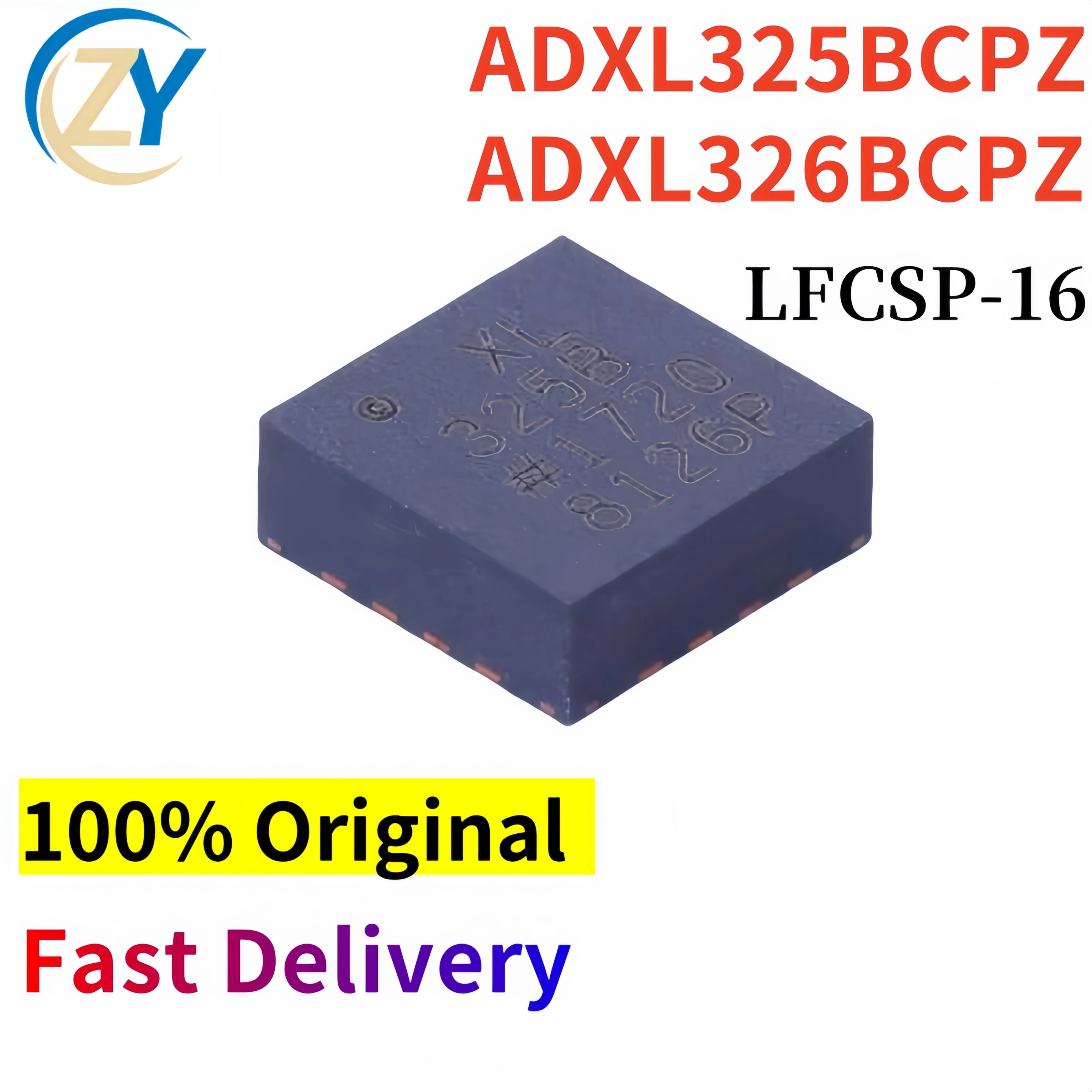 

(2pcs) ADXL325 ADXL326 ADXL325BCPZ-RL7 Accelerometers ADXL326BCPZ-RL7 3-axis LFCSP-16 2.5V 100% Original & In Stock