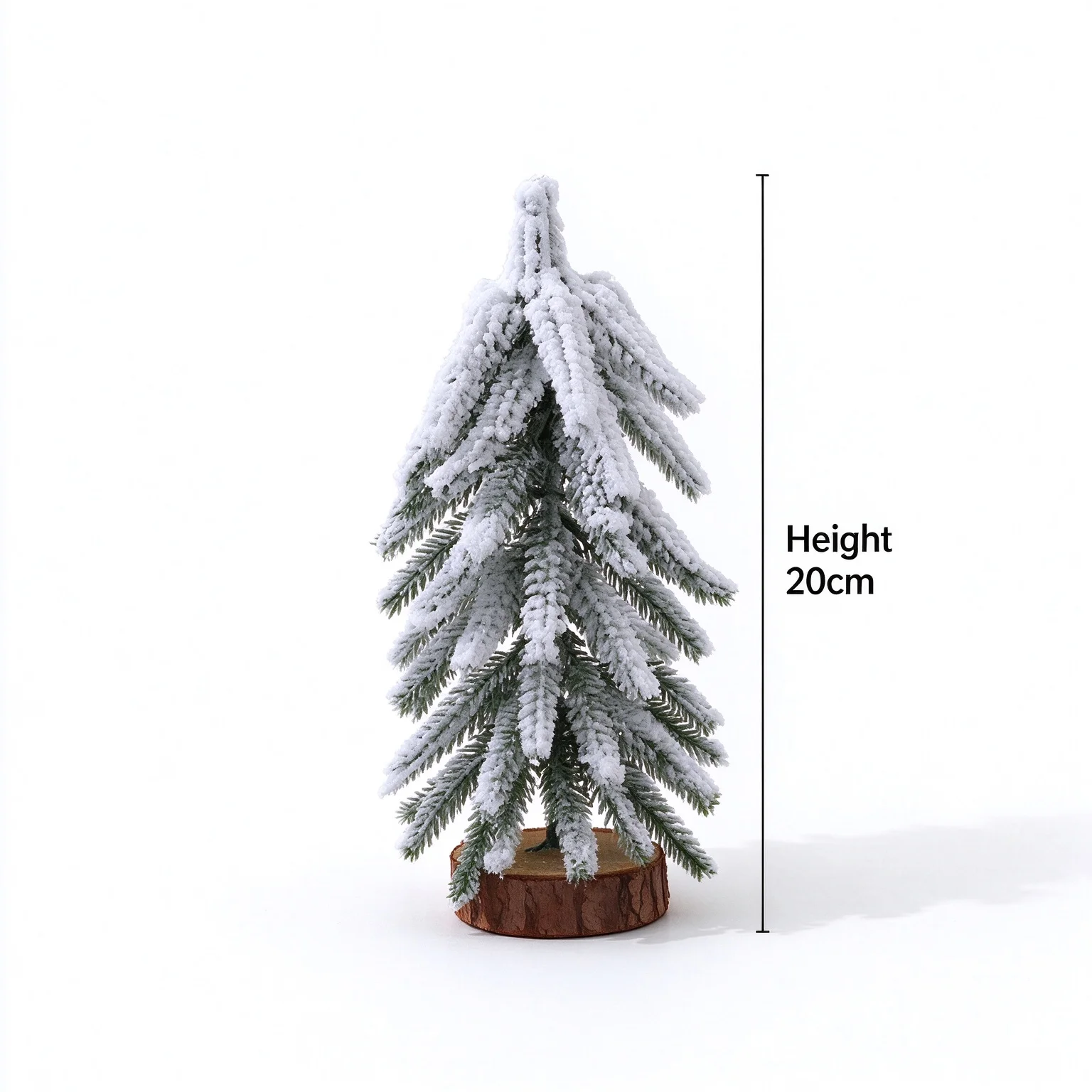 New tower shaped plush snow pine tree desktop Christmas tree ornament Christmas decoration scene decoration mini