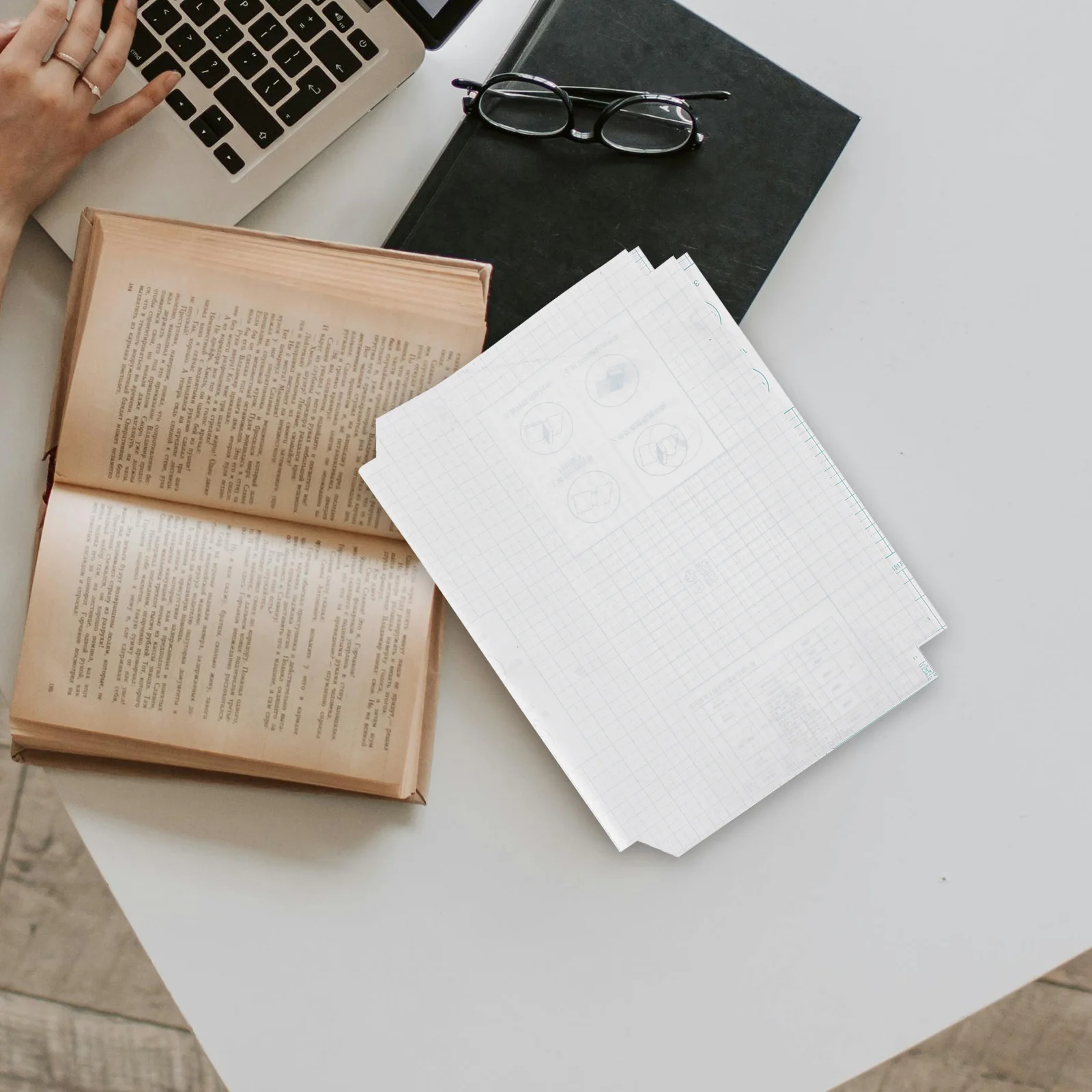 10 Sheets Paper Book Student Waterproof Cover Covering Film Clear Covers Abs Protection Sleeve