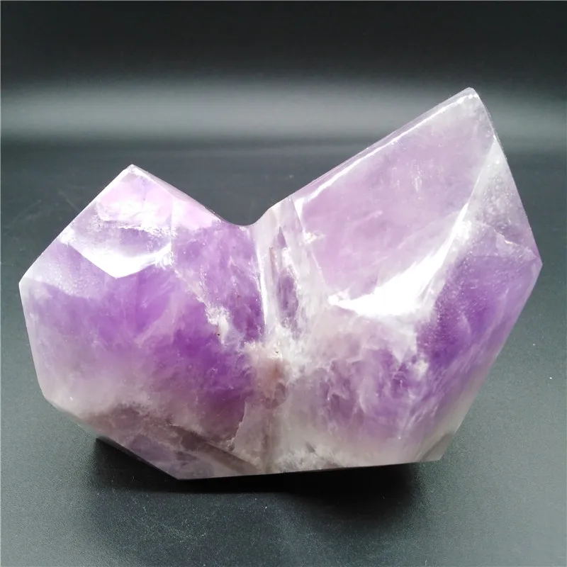 

1.35kg Natural Purple Amethyst Quartz Crystal Wand Point Obelisk Healing