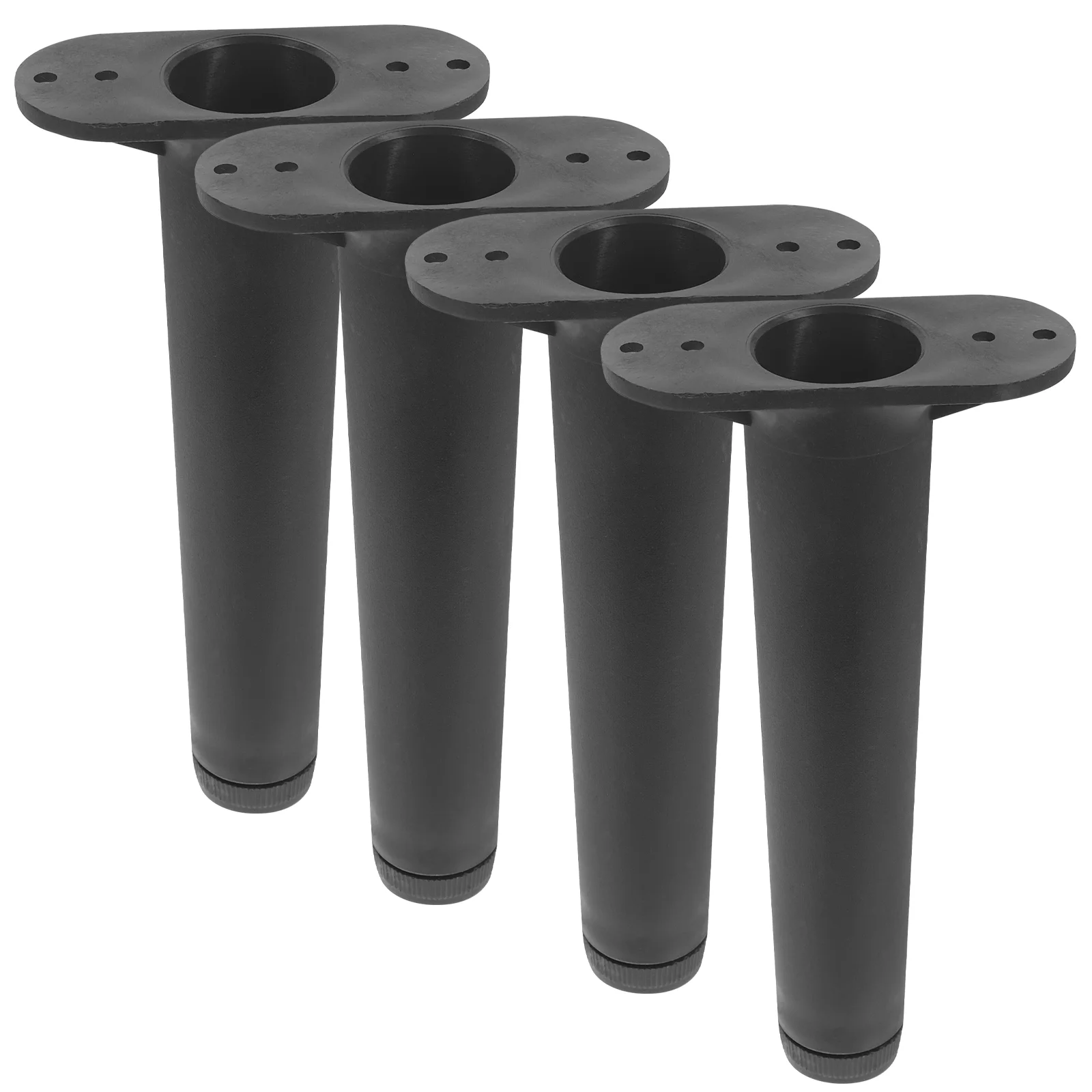 4 Pcs Adjustable Bed Legs Support Frame Mattress Toppers Center Twin Size Frames