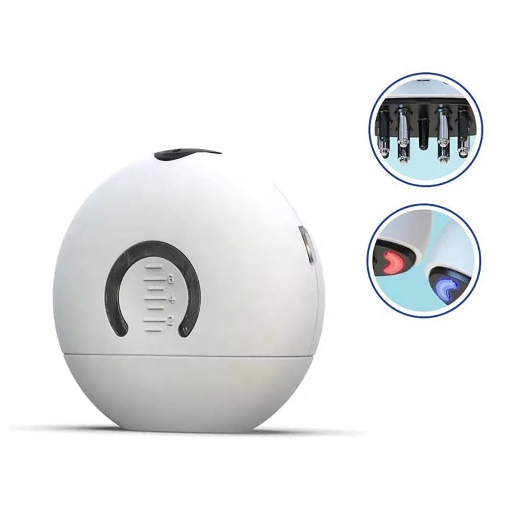 Electronic Red Light Vibration Smart Scalp Massager Devices with Oil Compartment for Hair Growth