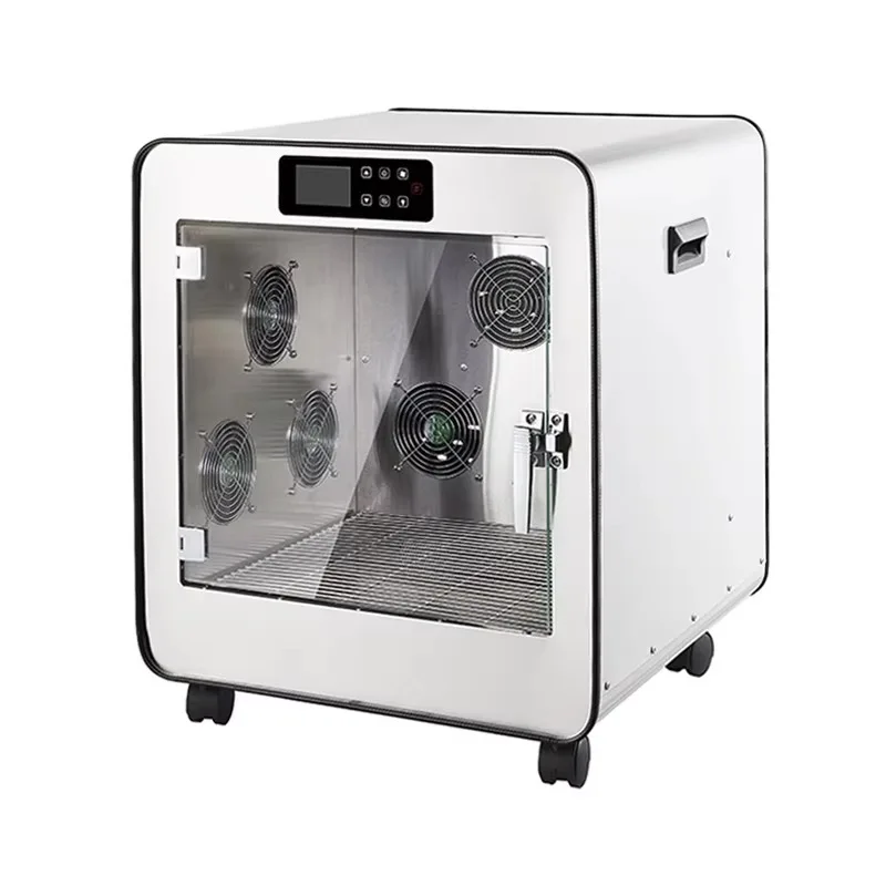 2026 Edelstahl-Tierföhnbox Heißluft-Tierhaartrockner-Schrank Trockenraum-Ausrüstung für Hunde und Katzen