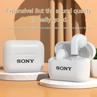 Sony TWS Bluetooth Earbuds Mini Waterproof Headphones With HiFi Stereo Sound for Sports and Daily Use With Mic