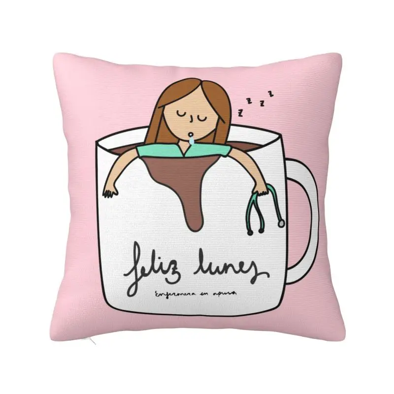 Enfermera En Apuros Doctor Nurse Medical Throw Pillow Covers Living Room Decoration Cushions Cover For Sofa Polyester Pillowcase