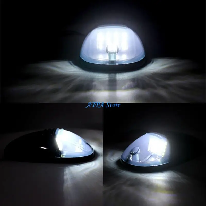 

U13C Running Top Marker Lights 12 LEDs Amber Lights Replacement Waterproof Cab Light