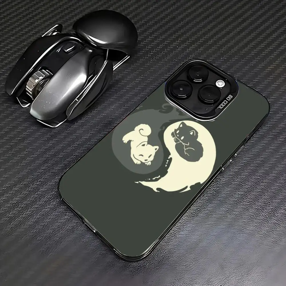 

Cute cat case for iPhone17 16 15 14 13 12 11 Pro/ Max/Plus shock-proof rear cover anti-fingerprint