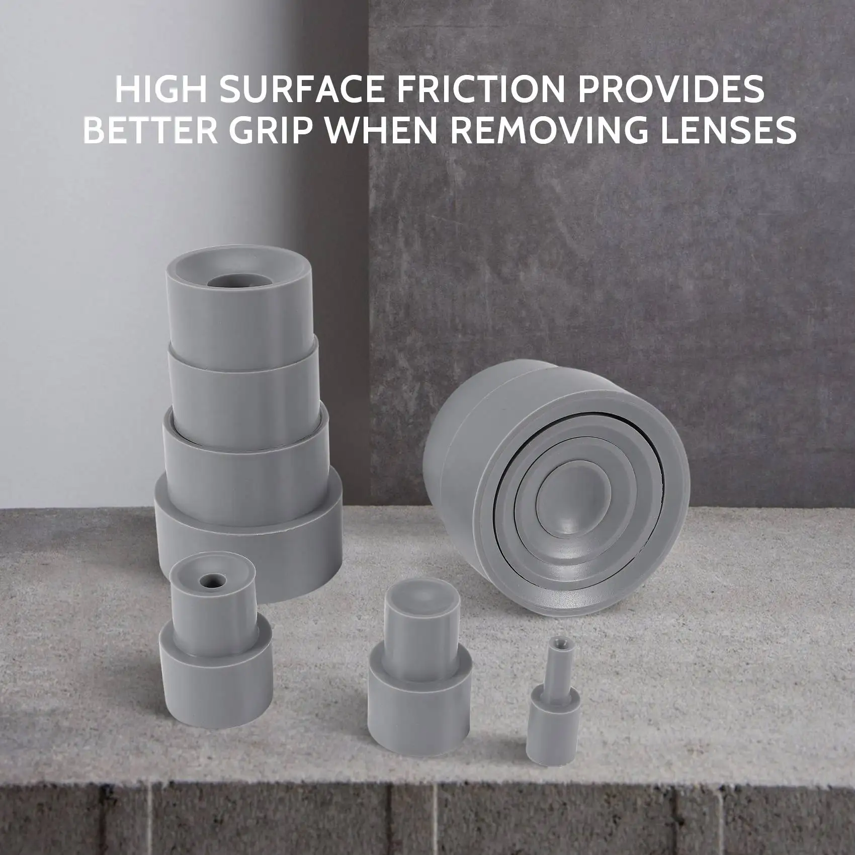 렌즈 수리 도구 키트, 카메라 DSLR 링 제거 고무, 사진 스튜디오 액세서리, 8-83mm, 9 개/세트