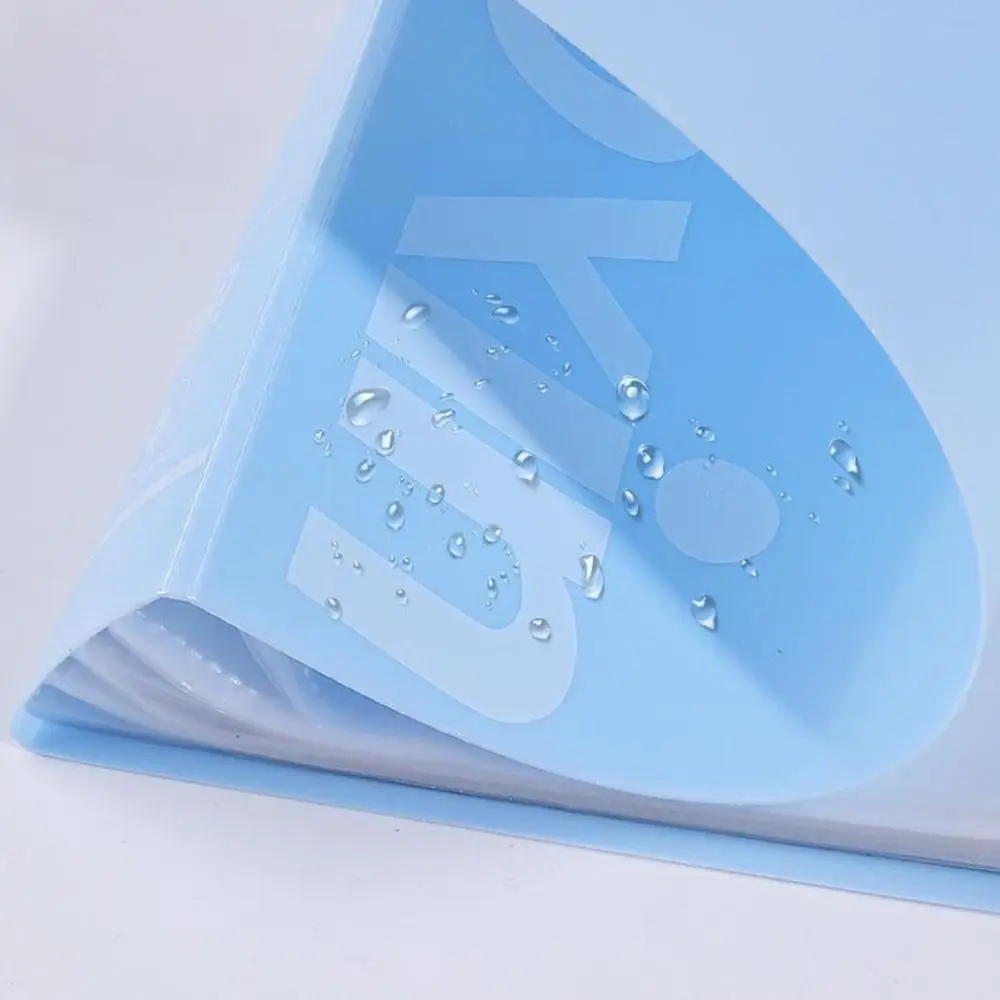 Gifts Transparent Insert Folder A4 Large capacity Classification File Folders Portable Student Test Paper Storage Bag