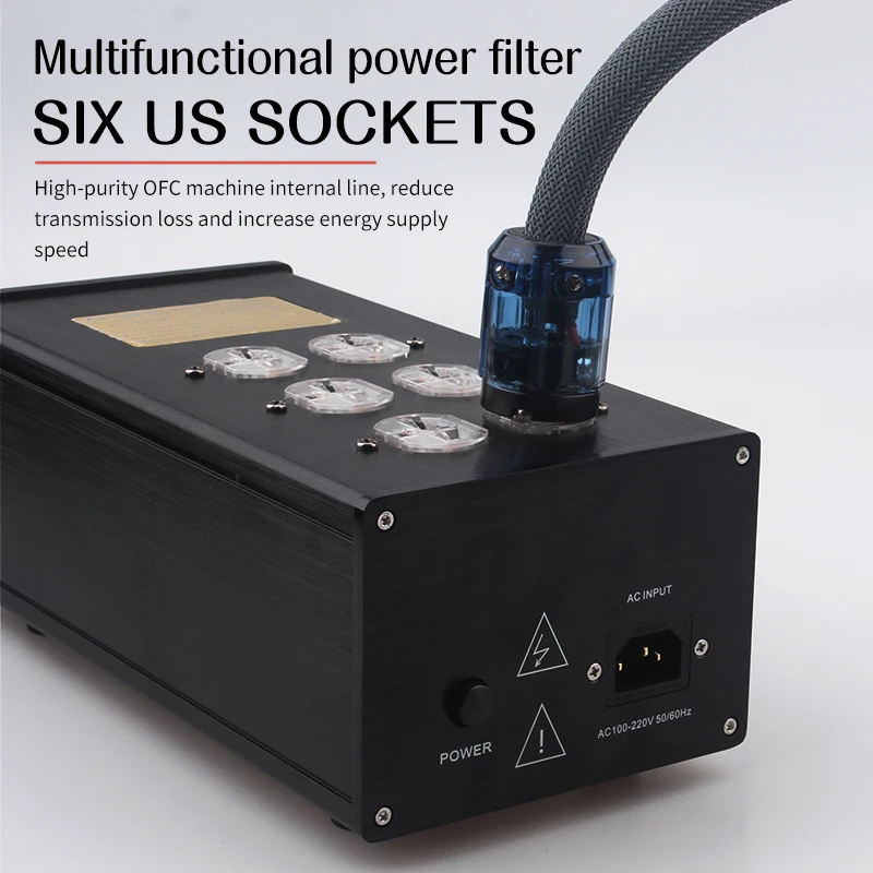 Hi-End Power Socket Outlet Big Current Purifier High Quality Amplifier Filter