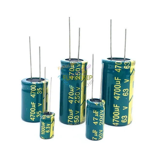 10V 16V 25V 35V 50V 400V Kondensator aluminiowy wysokiej częstotliwości o niskiej ESR 100UF 220UF 330UF 470UF 680UF 1000UF 1500UF 2200UF 3300UF