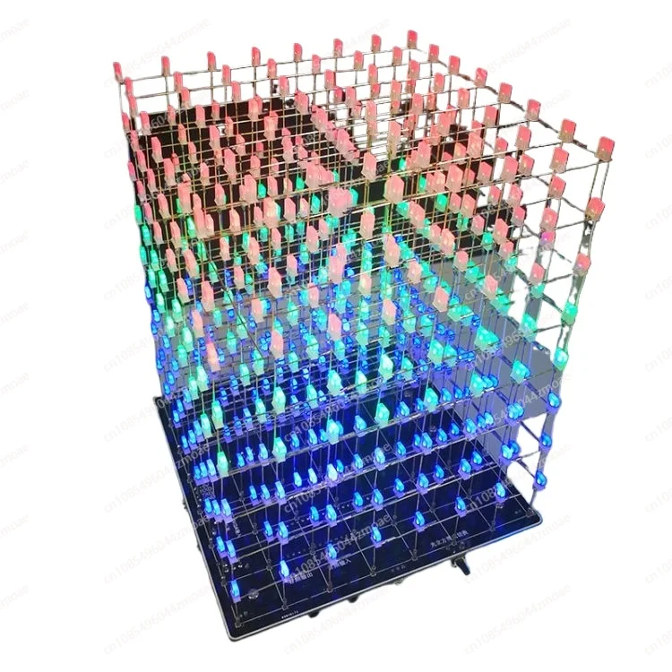 

Light Cube Kit 8X8X8 WIFI Mobile APP Changing Word D IY Making Parts