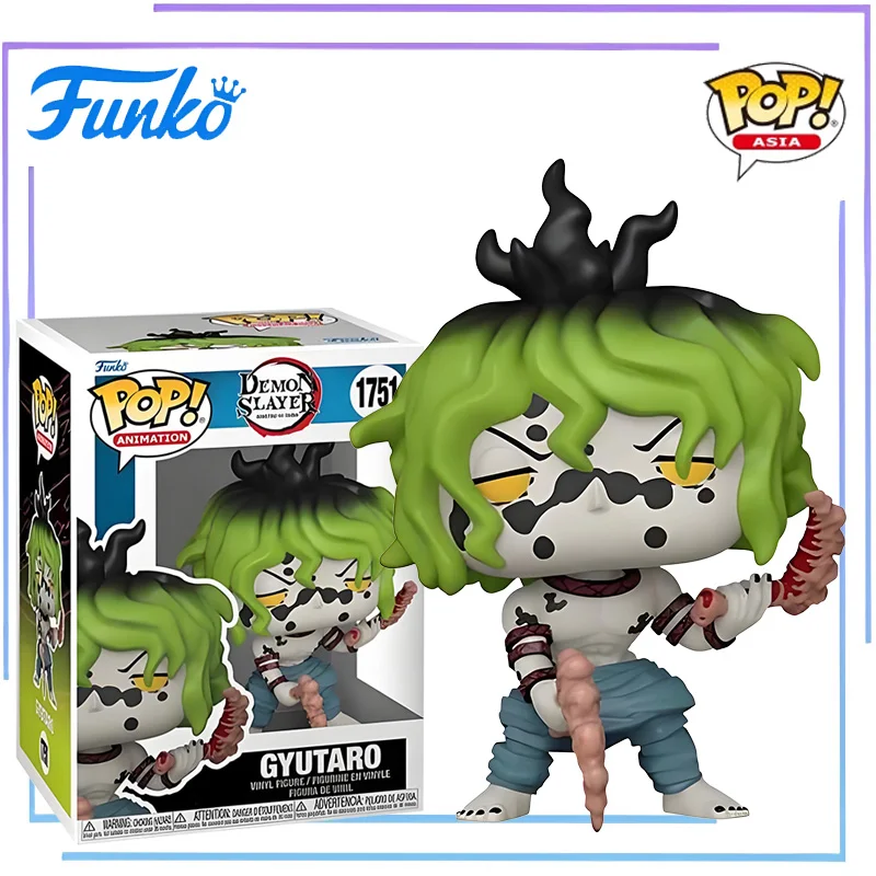 

Genuine Edition FUNKO POP《Demon Slayer》Upper Rank Six, Gyuutarou Anime Action Figure Ornament Model Toys Collectible Model