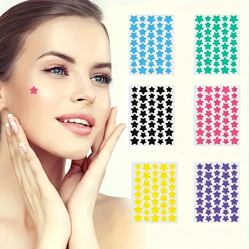 960/720/240 قطعة الملونة ستار بثرة التصحيح الملونة غير مرئية حب الشباب إزالة العناية بالبشرة ملصقات المخفي الوجه بقعة أدوات ماكياج