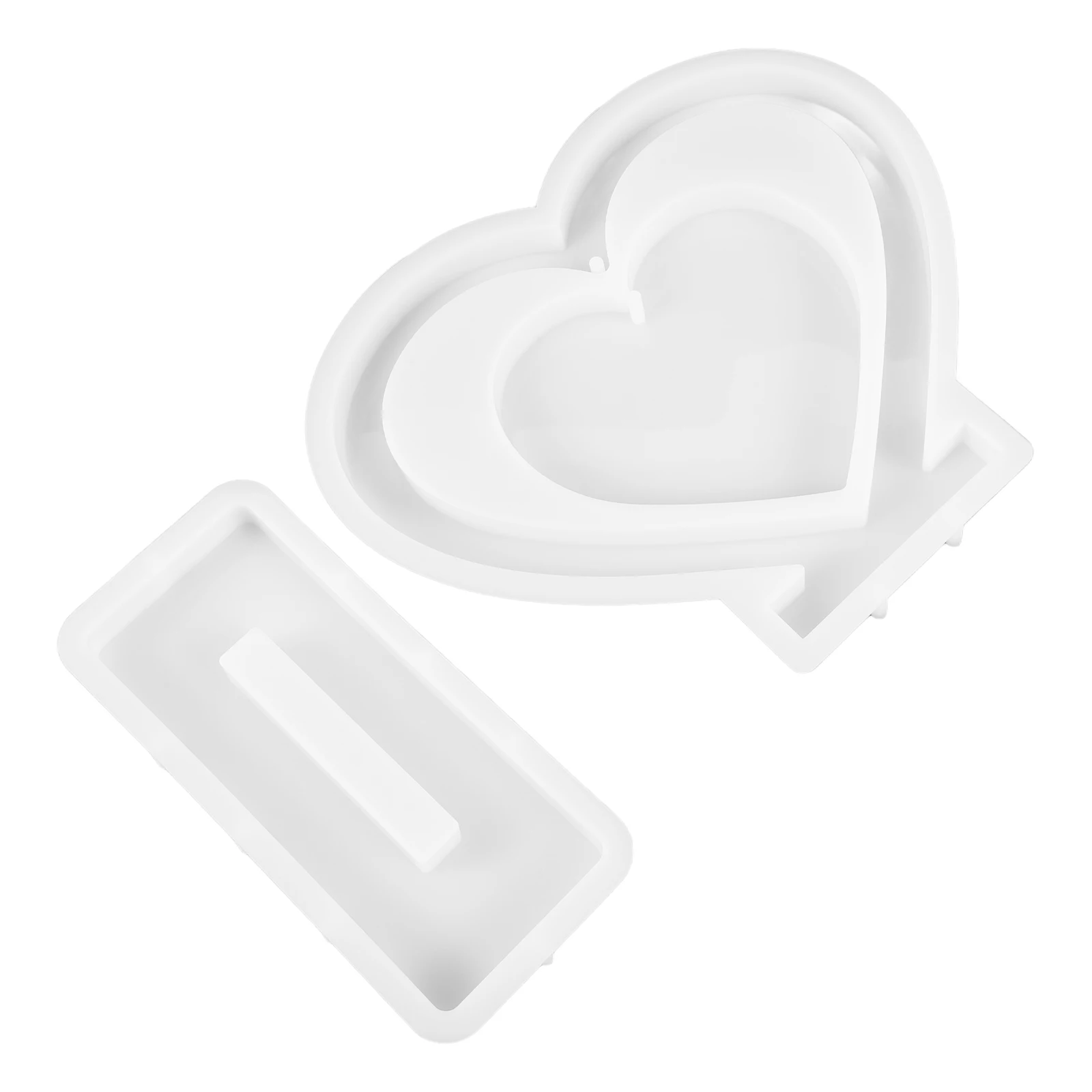 

1 set DIY Heart Photo Frame Silicone Molds Resin Craft Epoxy Casting Reusable Flexible Decorative Picture Frame Shaped Ornaments