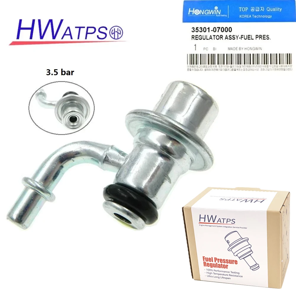 HWATPS High Quality Fuel Injection Pressure Regulator For Kia Picanto Morning 04-11 Hyundai 35301-07000 3530107000 35301 07000