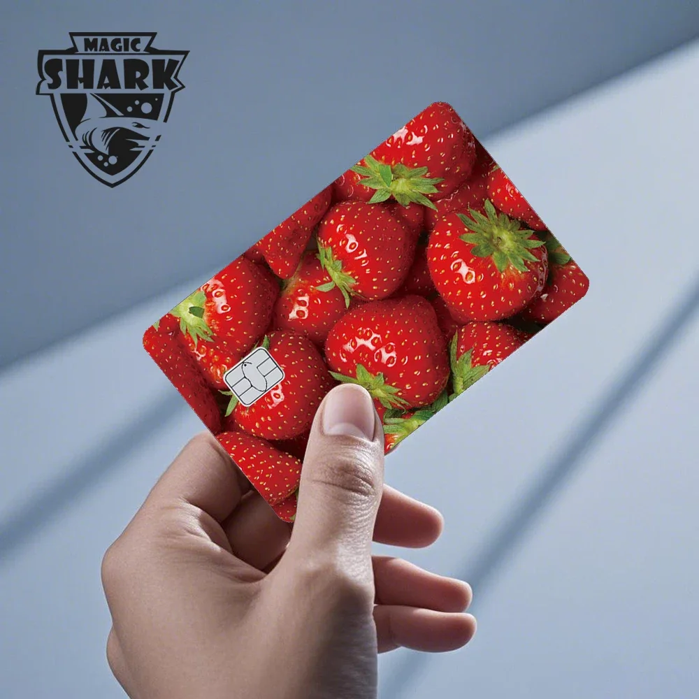 2025 Football Anime Dog Strewberry Lion Titan Halloween Matte PVC Sticker Film Skin Cover for Small Large Chip Credit Debit Card view 4