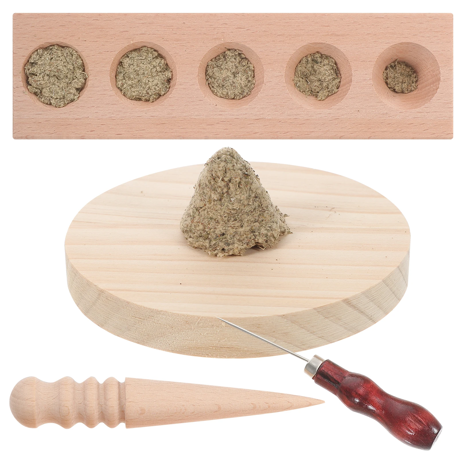 

1 Set Cone Mold Wormwood Moxibustion Diy Tool Multi-Size Smooth Design Home Professional Acupuncture Moxa Tower Maker