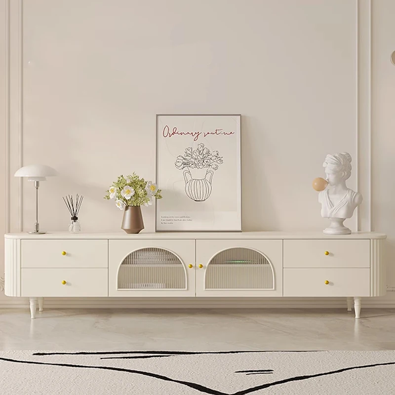 

Mid Century CenterTv Consoles Cabinet Minimalist Space Saving Drawer Tv Stands European Storage Gamer Muebles Trendy Furniture